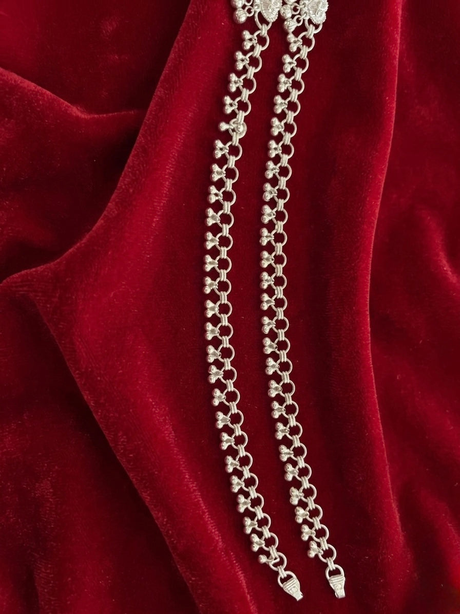 Silver Anklets