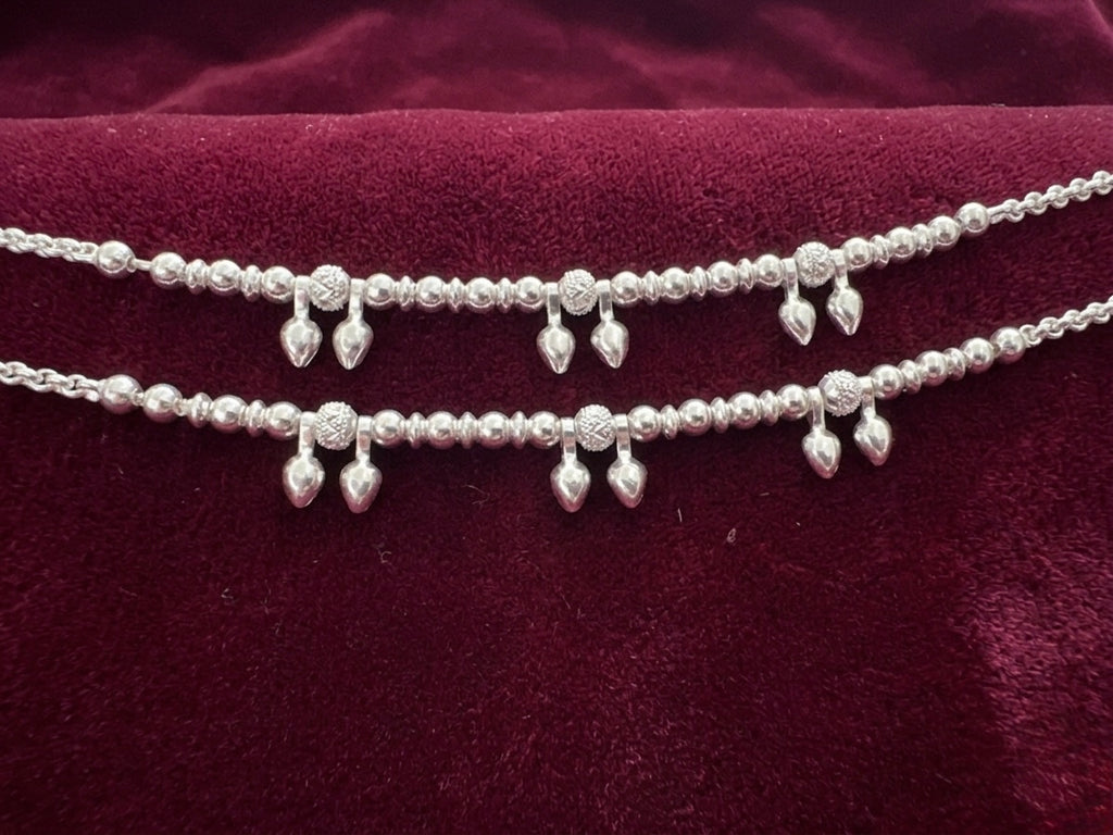 Silver Anklets