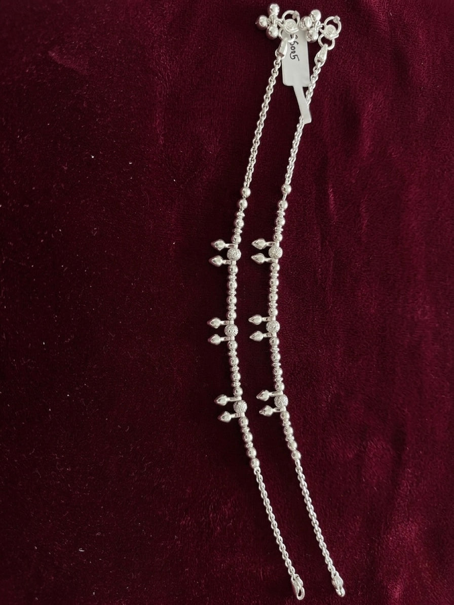 Silver Anklets