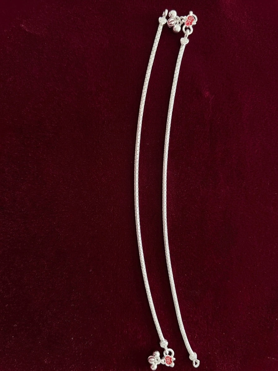 Silver Anklets