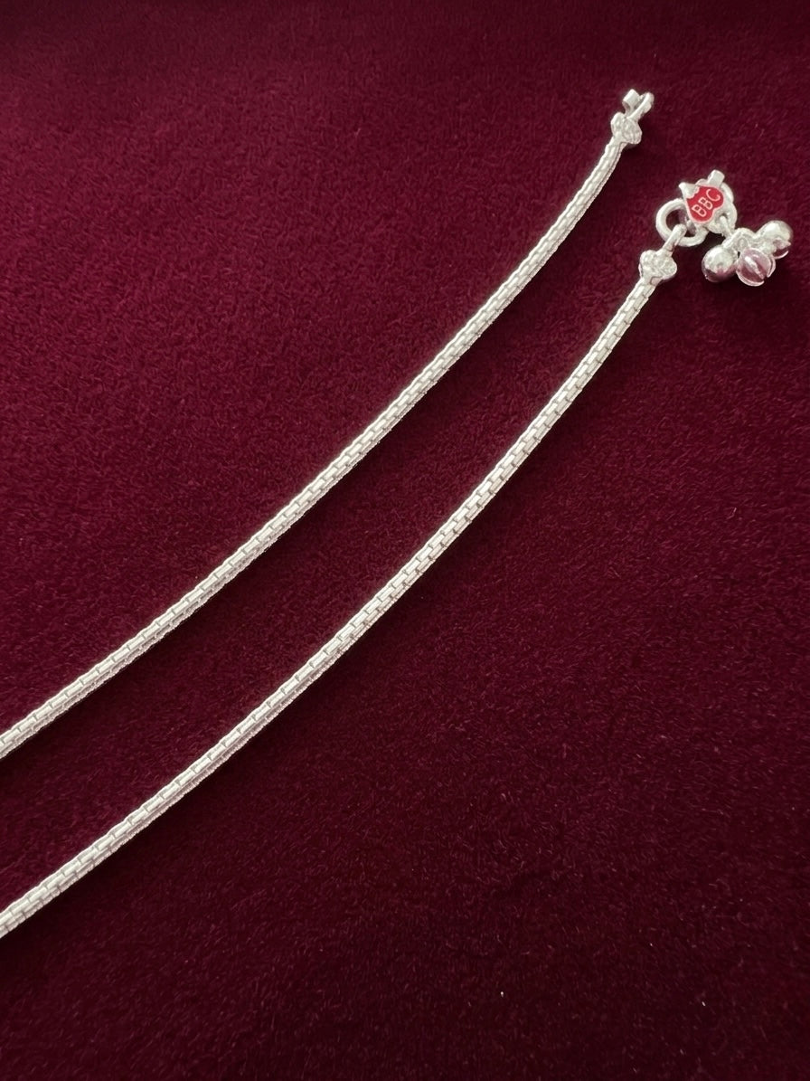 Silver Anklets