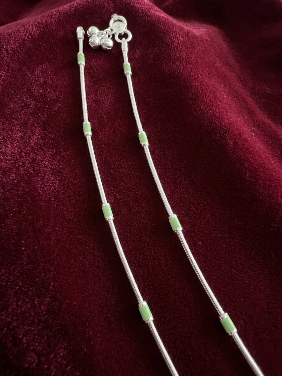 Silver Anklets