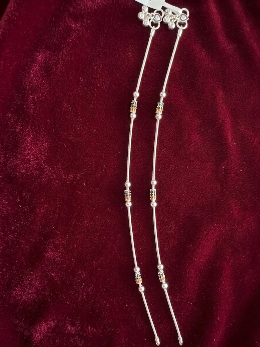 Silver Anklets