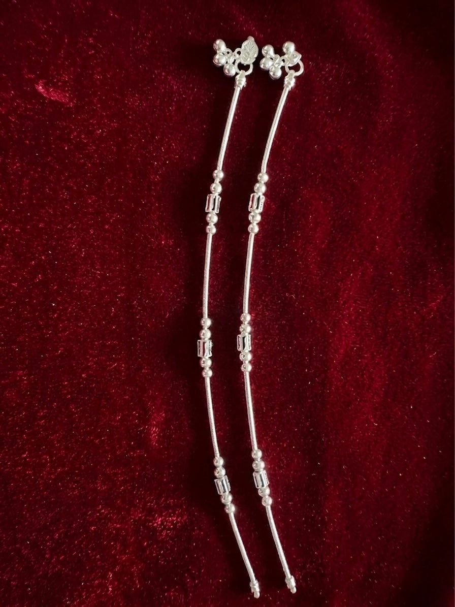 Silver Anklets